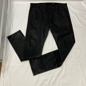 AG THE DYLAN MEN COATED BLACK JEANS. SIZE- 36/34 .